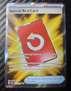 Special Red Card 113/086 Pokemon Chaos Rising Ultra Rare English - Image 1