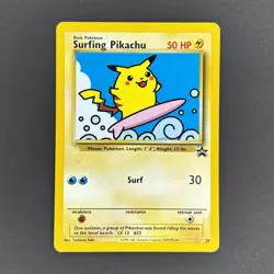 Wizards Pokemon TCG Surfing Pikachu 28/53 Wotc Promo Regular HP50 English 2001 - Image 1