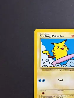Wizards Pokemon TCG Surfing Pikachu 28/53 Wotc Promo Regular HP50 English 2001 - Image 3