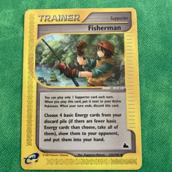 Pokemon Card - Fisherman Skyridge 125/144 Uncommon E Reader - Image 1