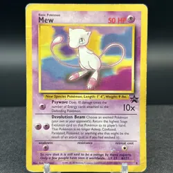 Mew 8 Black Star Promo Pokemon Card - Image 1
