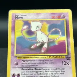 Mew 8 Black Star Promo Pokemon Card - Image 3