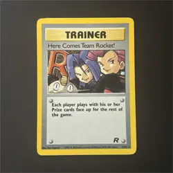 Wizards Pokemon TCG Here Comes Team Rocket! 15/82 Team Rocket Rare English 2000 - Image 1