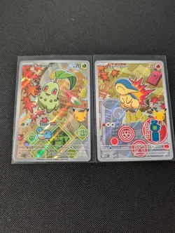 Pokemon First Partner Collection Series 2 - Chikorita And Cyndaquil NM - Image 1