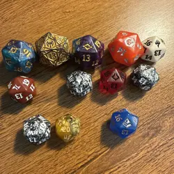 MTG Spindown Dice - D20 Dice - Magic The Gathering Bulk Spindown Lot - Image 2