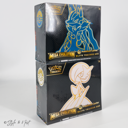 Pokemon Center Mega Evolution ETB Set Lucario Gardevoir Sealed Elite Trainer Box - Image 1