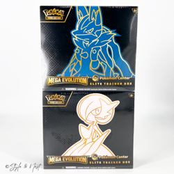 Pokemon Center Mega Evolution ETB Set Lucario Gardevoir Sealed Elite Trainer Box - Image 2