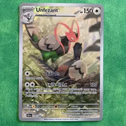 Unfezant 150/086 Holo Illustration Rare Black Bolt Pokemon Near Mint B008 - Image 1
