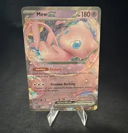 Pokemon Mew ex 151/165 Double Rare Full Art Holo SV 151 English 180HP - Image 1