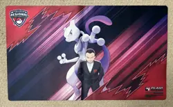 Play! Pokemon Regional Championships Playmat - Team Rocket's Mewtwo & Giovanni - Image 1