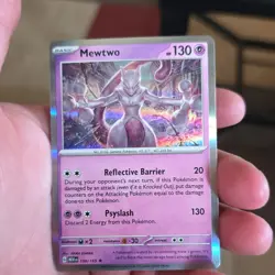 Pokemon Mewtwo Rare Holo 150/165 Sv: Scarlet & Violet 151 130HP - Image 1