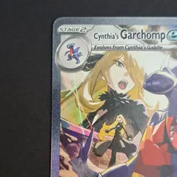 Pokemon TCG Cynthia's Garchomp ex 232/182 SV10 Special Illustration Rare 330HP - Image 3