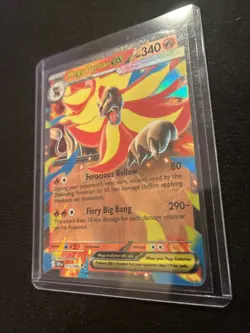 Pokemon Chaos Rising Mega Pyroar ex 015/086 - Image 3
