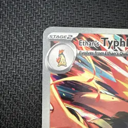 Pokemon Ethan's Typhlosion 190/182 DRI Illustration Rare Holo 170HP EN - Image 2