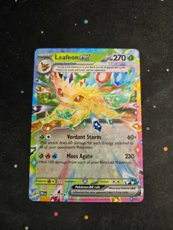 Leafeon ex 006/131 Holo Double Rare Prismatic Evolutions Pokemon NM - Image 1