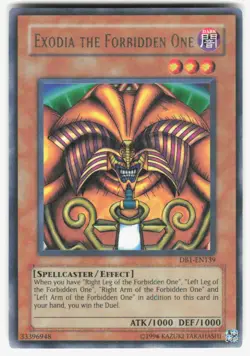 Exodia the Forbidden One Ultra Rare Dark Beginning 1 DB1-EN139 HP - Image 1