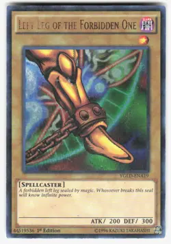 Left Leg of the Forbidden One Ultra Rare King of Games: Yugi's Legendary Decks Y - Image 1