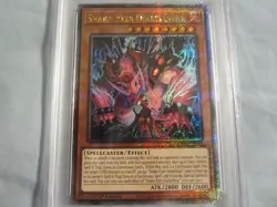 Yu-Gi-Oh! Quarter Century Rare QCR SNAKE-EYES DIABELLSTAR LEDE-EN011 PSA 10! - Image 2