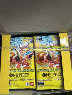 One Piece Trading Card Game - Adventure On Kami’s Island(OP15) Pack Lot Of 10 - Image 1