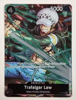 Trafalgar Law P-038 Promotion Event Pack Alt Art One Piece - Tournament Promo - Image 1