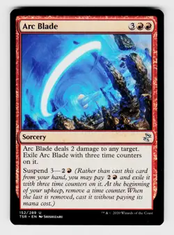 MTG, Time Spiral: Remastered, Arc Blade, Normal, No.152, U Sorcery - Image 1