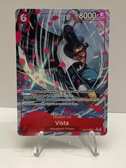 Vista TR (Treasure Rare) One Piece TCG The Battle Of Time OP16-011 Alt Art - Image 1