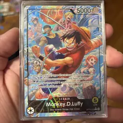 Bandai Monkey D. Luffy Leader Royal Blood OP15-098 Alternate Art Holo EN - Image 1