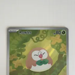 Pokemon Rowlet Illustration Rare Full Art Near Mint Perfect Order 090/088 - Image 3
