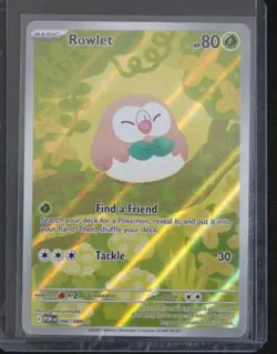 Pokemon Rowlet Illustration Rare Full Art Near Mint Perfect Order 090/088 NM/M - Image 1