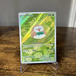 Pokemon TCG Perfect Order Rowlet 090/088 Illustration Rare Full Art Rare - Image 1
