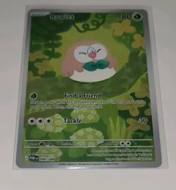 Rowlet 090/088 Perfect Order English illustration rare/ Full Art Pokemon 2026 - Image 3