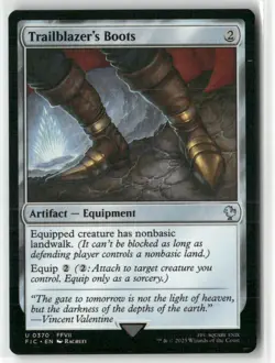 Trailblazer's Boots 370 NM MTG FINAL FANTASY Commander Magic - Image 1
