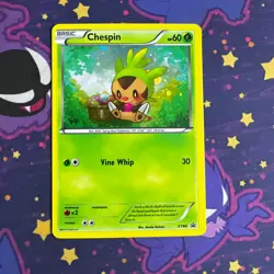 Chespin Full Holo XY88 Pokemon XY Promo LP - Image 1
