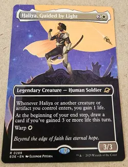 Haliya, Guided by Light - #289 Regular (Borderless) Edge of Eternities - Mtg - Image 1