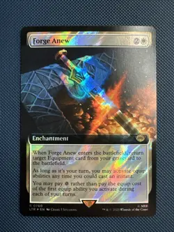 MTG Forge Anew (Extended Art) (Surge Foil) - UB (LTR) NM Foil - Image 1