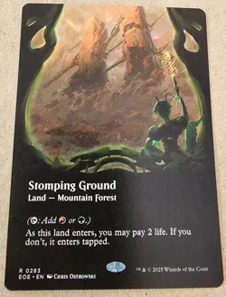 Stomping Ground - #283 Regular (Borderless) Edge of Eternities - Mtg - Image 1