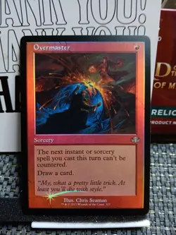 Overmaster 327 Retro Frame Foil Dominaria Remastered Magic The Gathering Card - Image 1