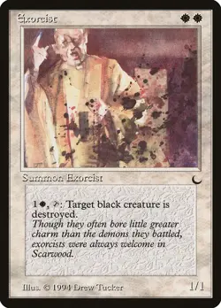 Exorcist - The Dark *MP* Moderate Play MTG - Image 1