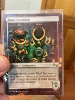Magic the Gathering MTG Dual Doomsuits Unstable NM-LP - Image 1