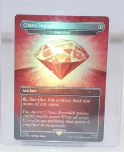 Chaos Emerald (Lotus Petal) Red 7032 Secret Lair Drop Sonic Bonus MTG - Image 1