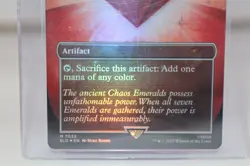 Chaos Emerald (Lotus Petal) Red 7032 Secret Lair Drop Sonic Bonus MTG - Image 3