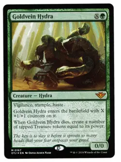 Magic the Gathering MTG Card: Goldvein Hydra FOIL #0167 OTJ Mythic! NM - Image 1