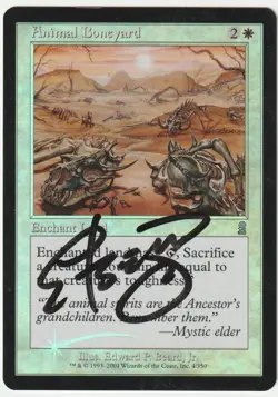 Odyssey FOIL Animal Boneyard Signed by Edward P. Beard Jr. - Image 1