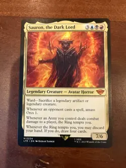 Sauron, the Dark Lord Universes Beyond: the Lord of the Rings MTG NM - Image 1