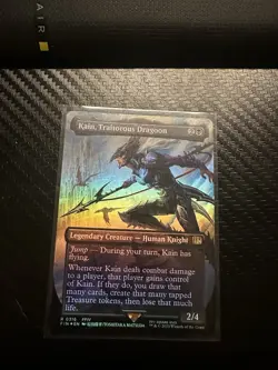 Kain, Traitorous Dragoon (Borderless) Final Fantasy Foil - Image 1