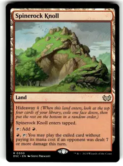Spinerock Knoll Commander: Duskmourn: House of Horror Regular MTG - Image 1