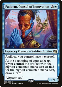 Padeem, Consul of Innovation Kaladesh NM Blue Rare MAGIC MTG CARD ABUGames - Image 1