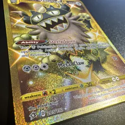 Pokemon Galarian Perrserker 205/192 Rebel Clash Gold Secret Rare Holo NM - Image 3