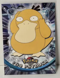 1999 Pokemon Topps Psyduck #54 TV Animation Edition Series Card NM/M - Image 1