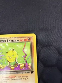 Pokemon TCG Team Rocket 1st Edition Dark Primeape 43/82 LP Vintage Rare - Image 5